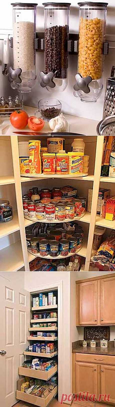 Наводим порядок на кухне: 14 идей для хранения продуктов.