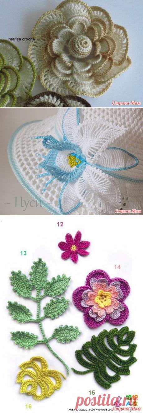 УЗОРЫ, СХЕМЫ... и цветов тоже... великое множество...