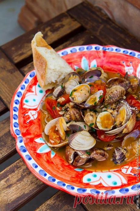 Ракушки или мидии в собственном соку | Кулинарные заметки Алексея Онегина