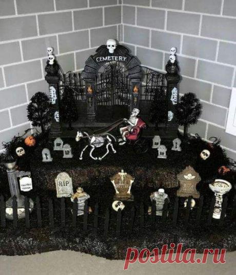 Диорамные интерьерные композиции на Хэллоуин - Planetalsad