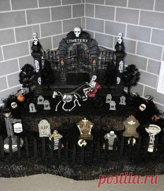 Диорамные интерьерные композиции на Хэллоуин - Planetalsad