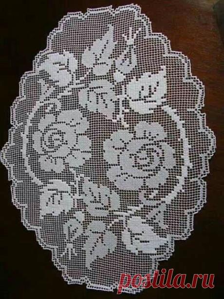 Подборка схем для филейного вязания