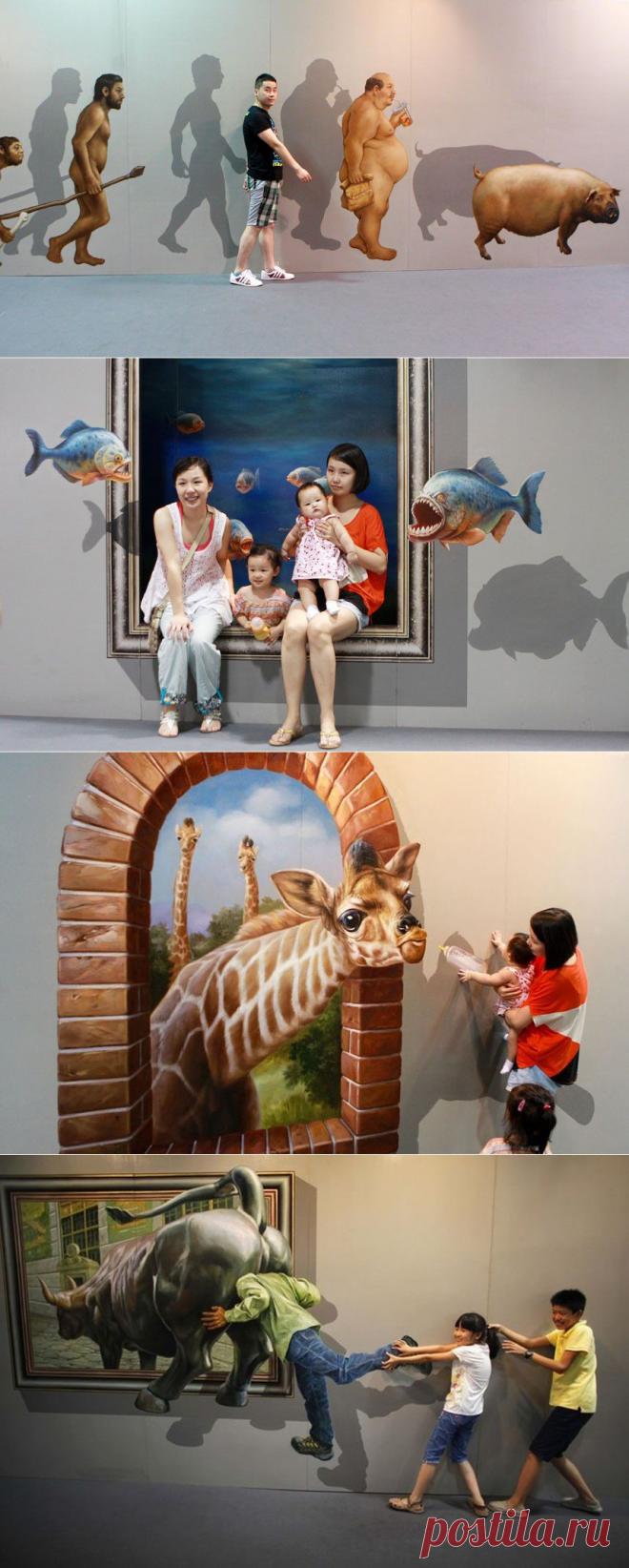 Выставка 3D живописи на Magic Art Special Exhibition Of China 2012 : НОВОСТИ В ФОТОГРАФИЯХ