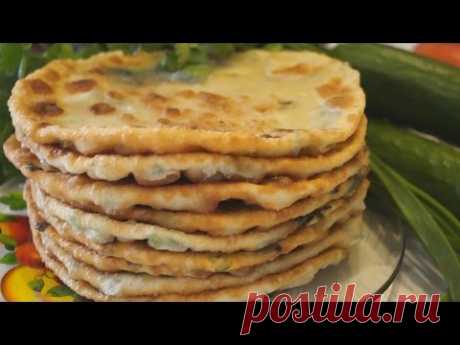 Быстрые Лепешки с Зеленым Луком. Просто и Удивительно Вкусно!