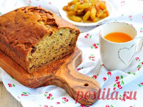 Постный банановый кекс — рецепт с фото пошагово