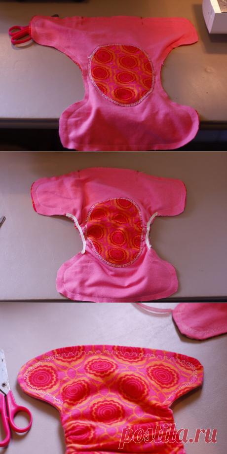 Hand made мастерская &quot;Велюр&quot; - Многоразовый подгузник своими руками