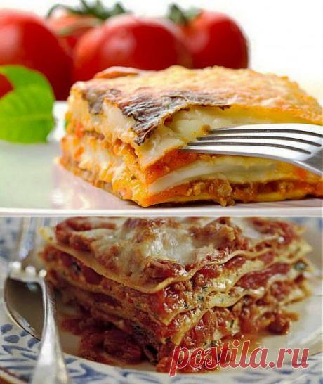 Лазанья – рецепты и особенности приготовления / Простые рецепты