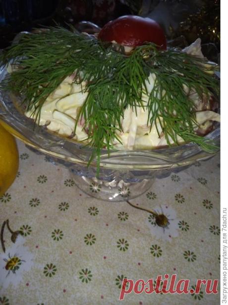 Салат с копченой курицей и овощами "Итальянский". Пошаговый рецепт с фото