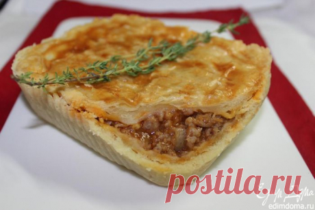 Австралийский мясной пирог (Australian meat pie) | Кулинарные рецепты от «Едим дома!»