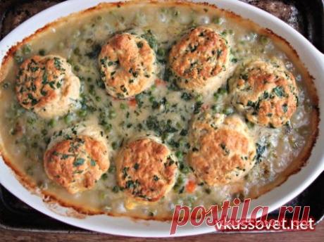 Куриное рагу с клецками