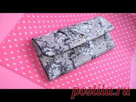 Как сшить кошелёк, в котором всегда будут деньги