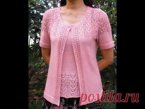 Ажурный комплект на лето. Openwork set for the summer.
