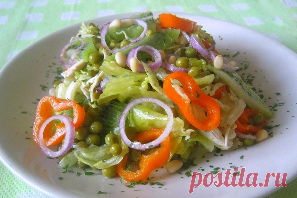 Салаты на любой вкус - без майонеза — Кулинарная книга - рецепты с фото
