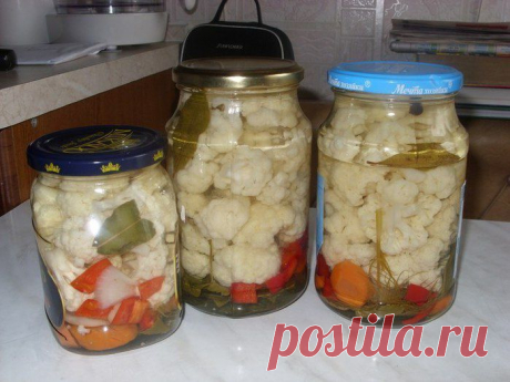 Маринованная цветная капуста