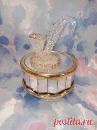 Music Box Vintage Spun Glass Saxophone Rotating Mirrored Base Gold Accent feelin | eBay