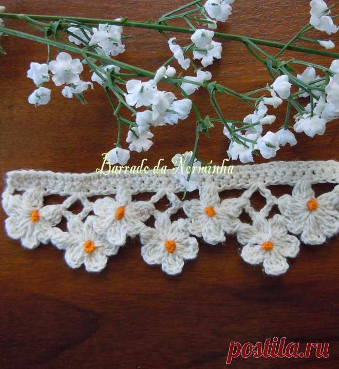 Обвязка края.