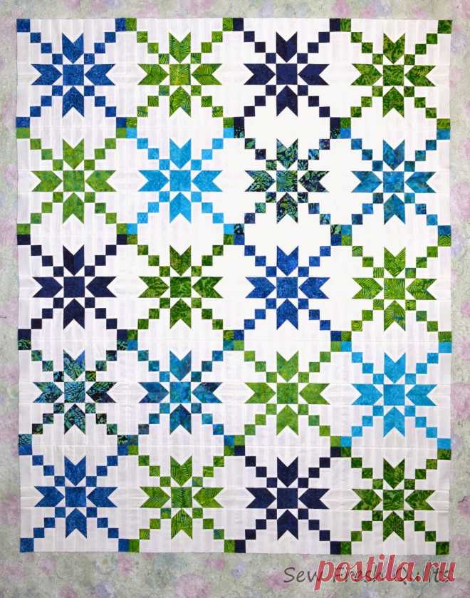 Sew Fresh Quilts: Stepping Stones Учебник по блоку Quilt