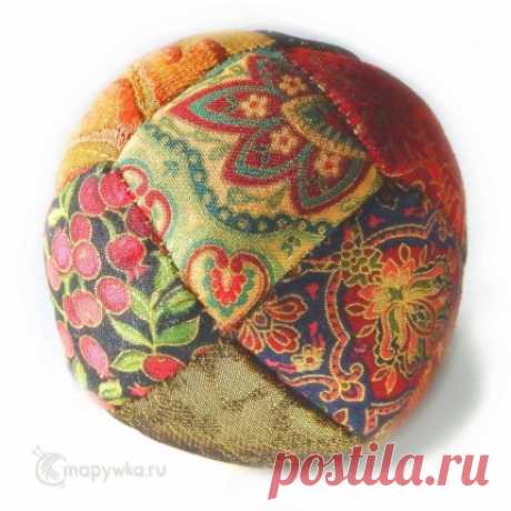 Лоскутный мячик - купить | Пэчворк, лоскутное шитье | HANDMADE интернет-магазин