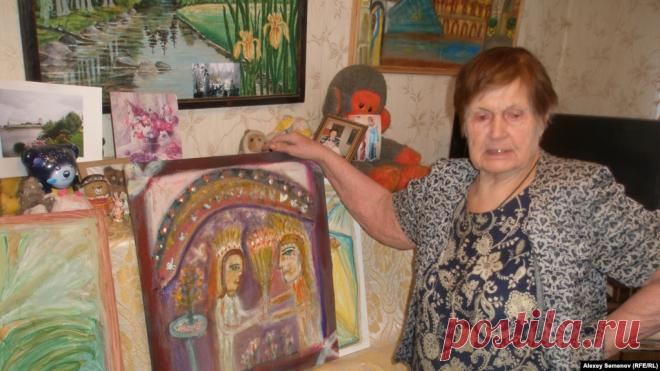"Увидеть мир наивно". Впервые она взяла в руки кисть, выйдя на пенсию
