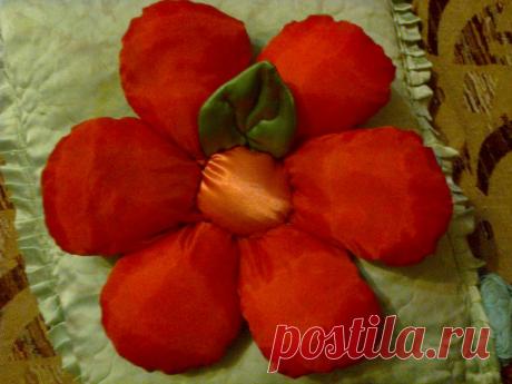 подушка цветик