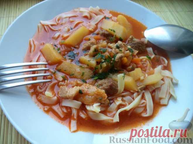 Рецепт: Лагман на RussianFood.com