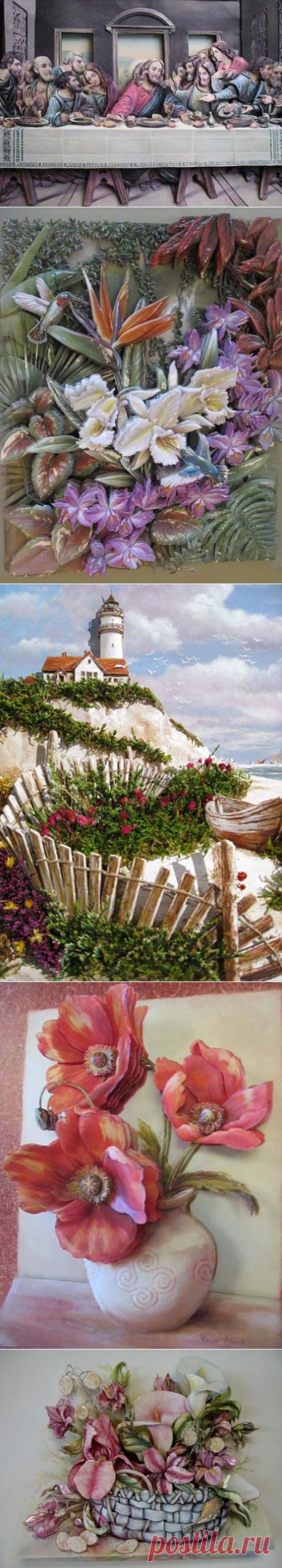 Объемный декупаж: азы, материалы и инструменты, идеи и мастер-классы от Елены Бессмертной