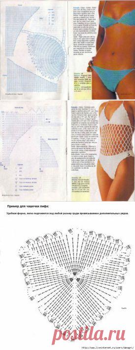 Вязаные купальники. Схемы. | SexyCrochet.COM