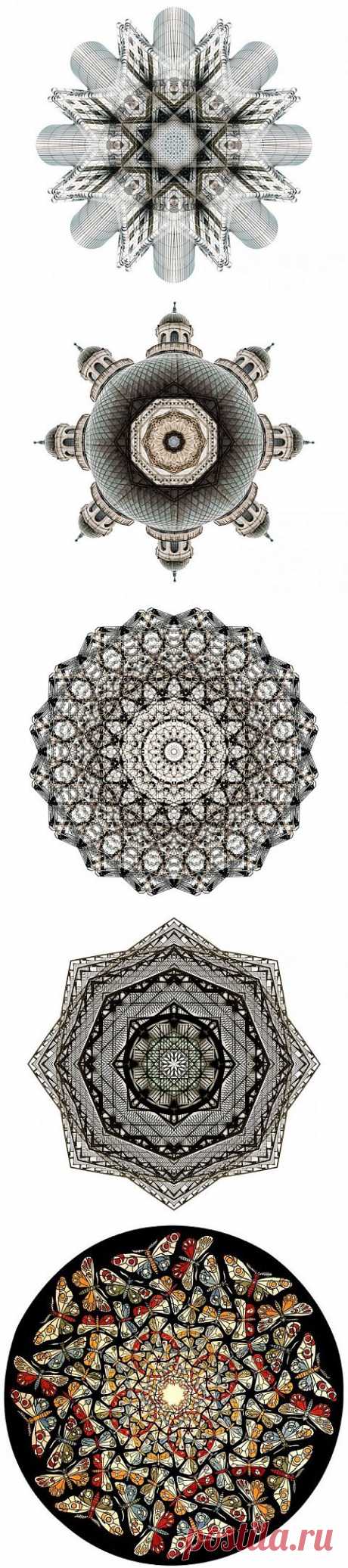 (+1) тема - Серия калейдоскопических изображений Кори Стивенса | Искусство