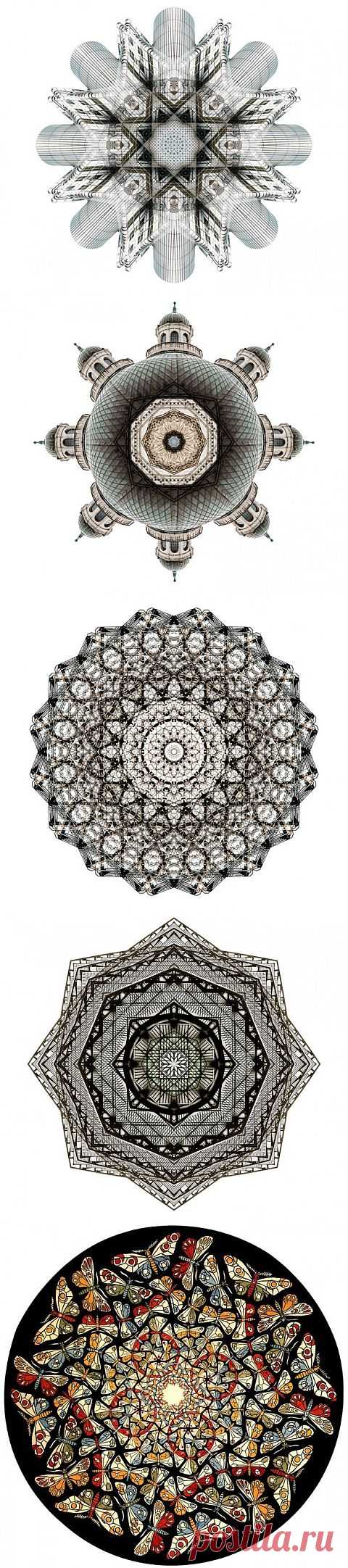 (+1) тема - Серия калейдоскопических изображений Кори Стивенса | Искусство