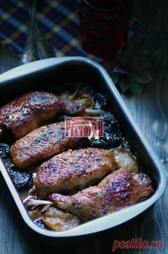 Утка томленая в вине