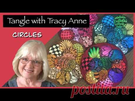 How to use Tombow Dual BRUSH PENS - Tangling in circles