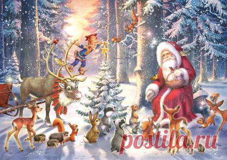 Christmas in the Forest by MGL Meiklejohn Graphics Licensing Christmas in the Forest Digital Art by MGL Meiklejohn Graphics Licensing