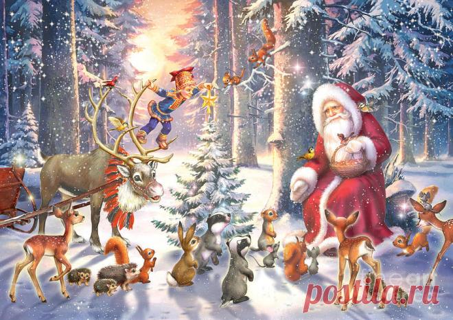 Christmas in the Forest by MGL Meiklejohn Graphics Licensing Christmas in the Forest Digital Art by MGL Meiklejohn Graphics Licensing