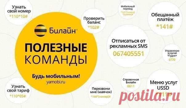 USSD команды для Мегафон, МТС, Билайн и Теле2