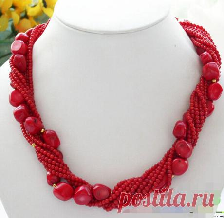 крест ожерелье из бисера Picture - More Detailed Picture about Hot sale Free Shipping>>>>>8row 18" 14mm NATUREL RED CORAL massive BEAD NECKLACE Picture in Chain Necklaces from Wholesale_Clothing | Aliexpress.com | Alibaba Group