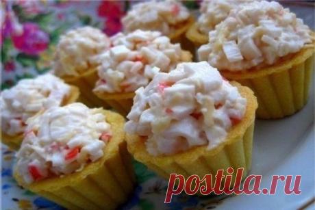 Самые вкусные праздничные закуски в тарталетках / Все для женщины