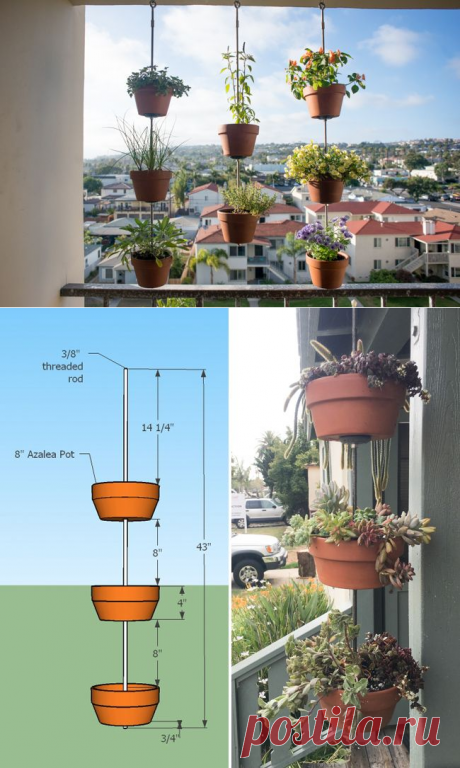 How to Turn Your Clay Pots Into a Vertical Garden | The Horticult