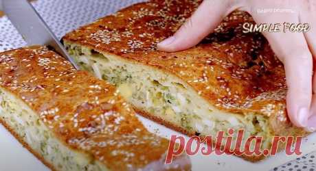 Пирог с зеленью и яйцами - Рецепты Simple Food