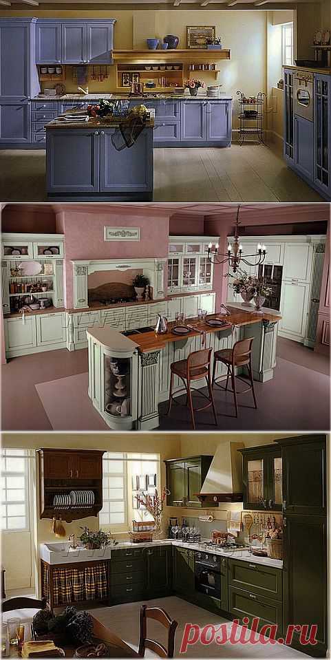 Кухни классические: все дело в цвете