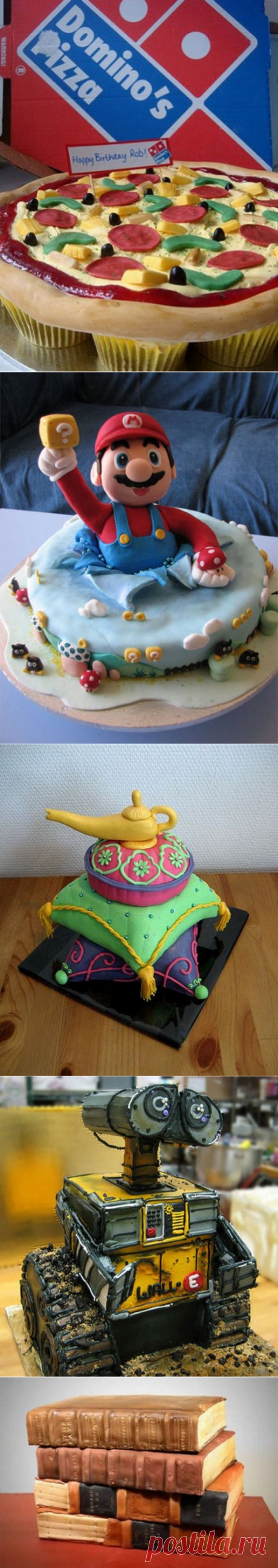 Креативные и необычные торты (24 фото)