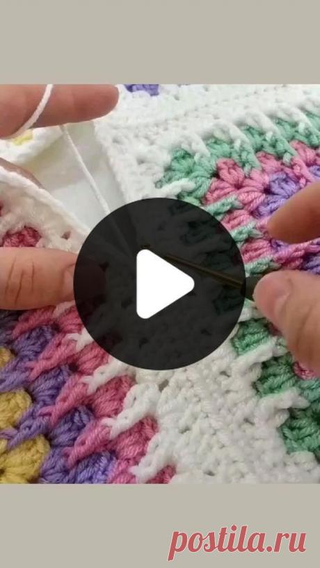 Пин содержит это изображение: crochet stitches | Crochet square patterns, Crochet stitches video, Crochet