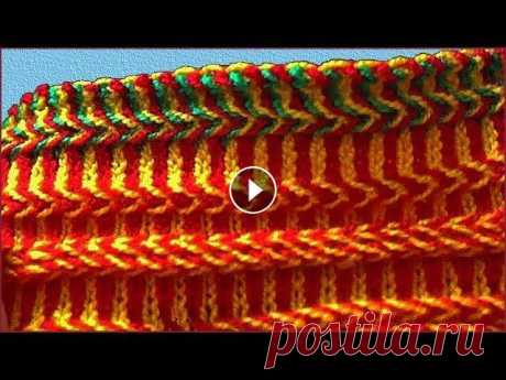 Кайма жаккардом спицами. Обвязка края спицами. Часть 1. Knitting border. Part 1. Кайма – это полоса вдоль края полотна, отличающаяся от него по цвету, фактуре или узору. Кайма, связанная спицами, кардинально меняет внешний облик из...