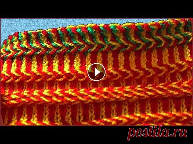 Кайма жаккардом спицами. Обвязка края спицами. Часть 1. Knitting border. Part 1. Кайма – это полоса вдоль края полотна, отличающаяся от него по цвету, фактуре или узору. Кайма, связанная спицами, кардинально меняет внешний облик из...