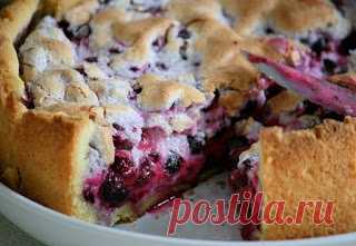 Самые вкусные рецепты: Пирог со смородиной