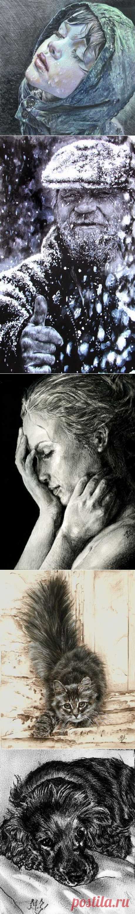 Шикарные рисунки Maria Zeldis