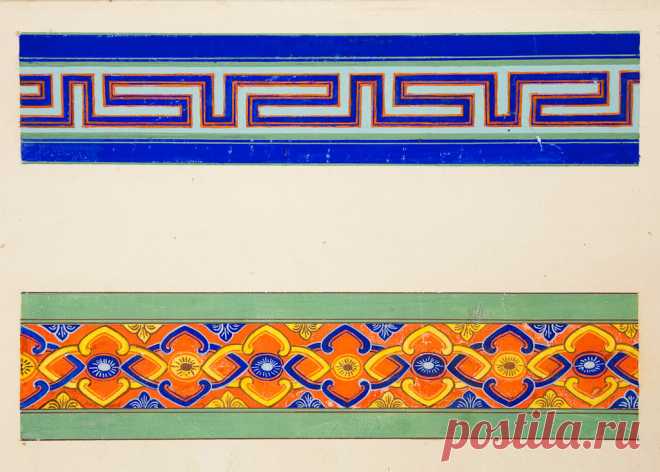 этнические орнаменты » Традиционный монгольский орнамент