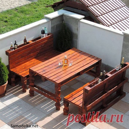 Что можно сделать из поддонов своими руками - самоделк из паллет.