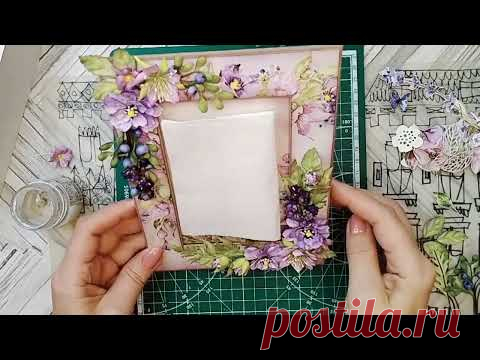 Оформление фоторамки. - YouTube