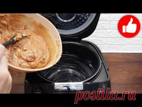 Пирог без Духовки и Миксера! Обалденно Вкусный Рецепт! Пирог в мультиварке тает во рту!