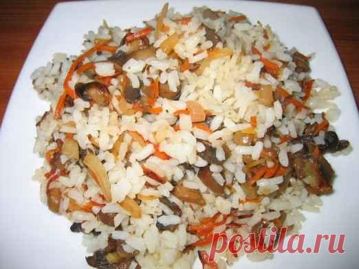 Плов с грибами - пошаговый рецепт с фото